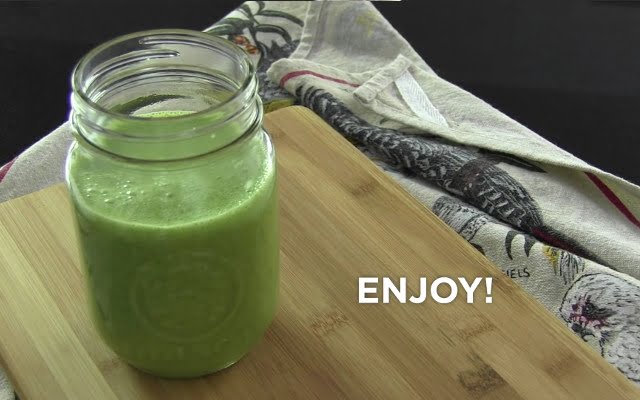 Make Popeye Jealous with this Savory Ginger Green Smoothie
