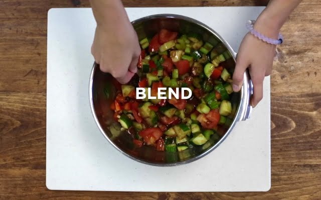 Salad with a Spoon: Easy Gazpacho Recipe