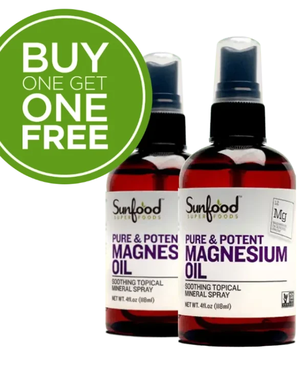 [BOGOF] SunFood Magnesium Oil - 118ml Spray.