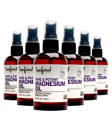 6 Pack SunFood Magnesium Oil