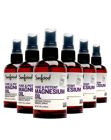 6 Pack SunFood Magnesium Oil